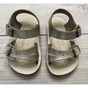 Silver Sun San Sea Wees Baby Girl Toddler Sandals Shoes, Size 2